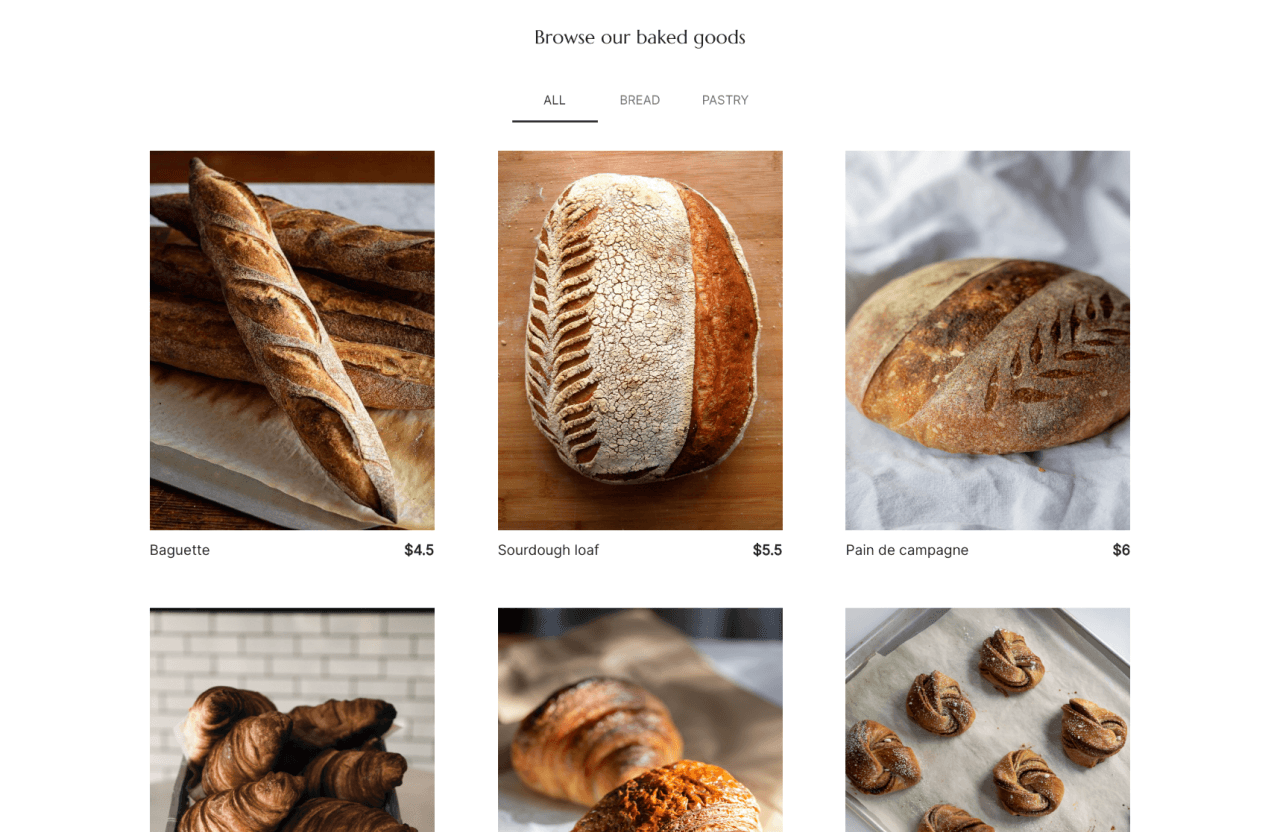 homepage of crumb project