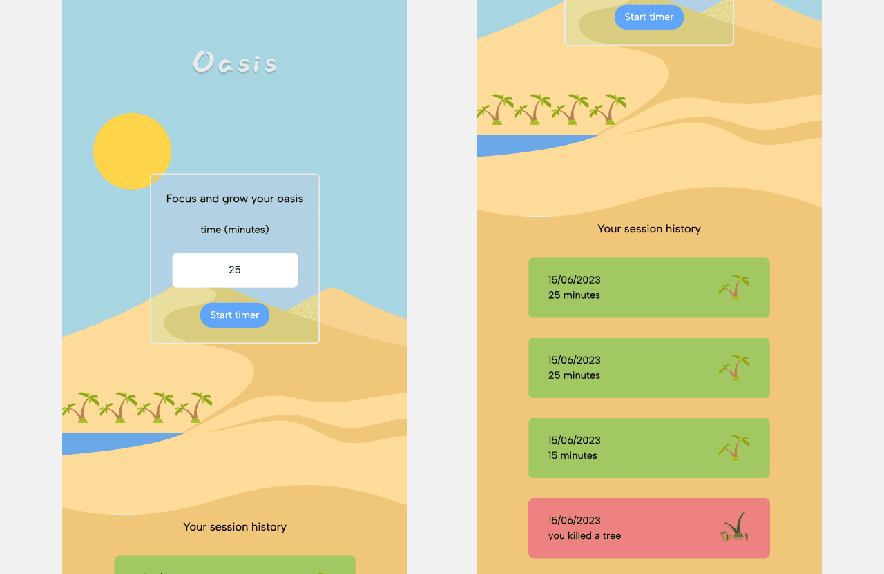 homepage of nook project